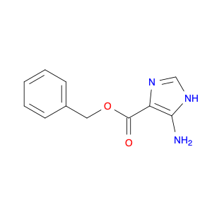 1H-Imidazole-4-carboxylic acid, 5-amino-, phenylmethyl ester