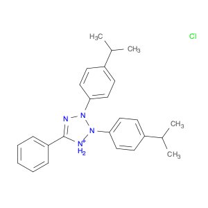 2H-Tetrazolium, 2,3-bis[4-(1-methylethyl)phenyl]-5-phenyl-, chloride (1:1)