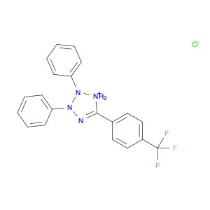 2H-Tetrazolium, 2,3-diphenyl-5-[4-(trifluoromethyl)phenyl]-, chloride (1:1)