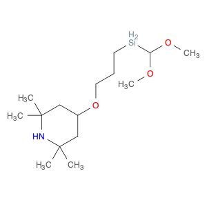 Piperidine, 4-[3-(dimethoxymethylsilyl)propoxy]-2,2,6,6-tetramethyl-