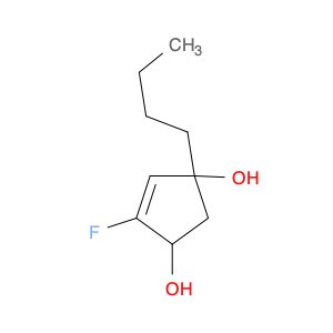 4-Cyclopentene-1,3-diol, 1-butyl-4-fluoro-