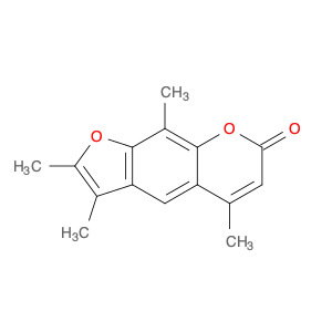 7H-Furo[3,2-g][1]benzopyran-7-one, 2,3,5,9-tetramethyl-