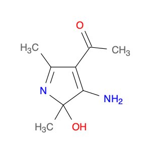 Ethanone, 1-(3-amino-2-hydroxy-2,5-dimethyl-2H-pyrrol-4-yl)-