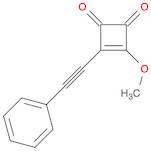 3-Cyclobutene-1,2-dione, 3-methoxy-4-(2-phenylethynyl)-