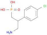 Phosphonic acid, P-[3-amino-2-(4-chlorophenyl)propyl]-