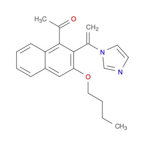 Ethanone, 1-[butoxy[1-(1H-imidazol-1-yl)ethenyl]naphthalenyl]- (9CI)