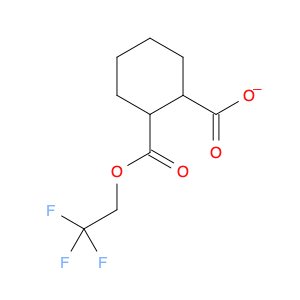 1,2-Cyclohexanedicarboxylic acid, mono(trifluoroethyl) ester (9CI)