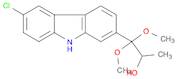 9H-Carbazole-2-ethanol, 6-chloro-β,β-dimethoxy-α-methyl-