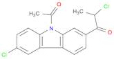 1-Propanone, 1-(9-acetyl-6-chloro-9H-carbazol-2-yl)-2-chloro-