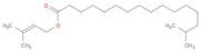 Hexadecanoic acid, 15-methyl-, 3-methyl-2-buten-1-yl ester