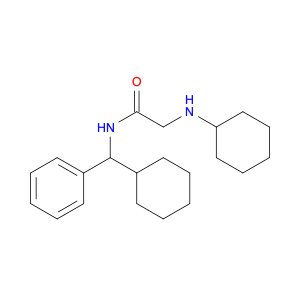 Acetamide, 2-(cyclohexylamino)-N-(cyclohexylphenylmethyl)-