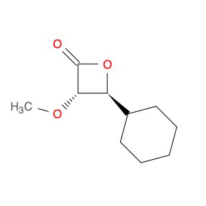 2-Oxetanone, 4-cyclohexyl-3-methoxy-, trans- (9CI)