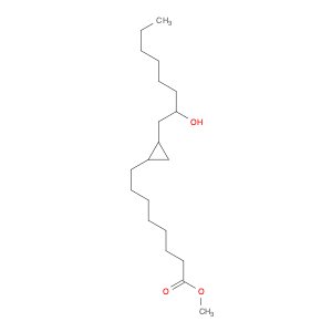 Cyclopropaneoctanoic acid, 2-(2-hydroxyoctyl)-, methyl ester