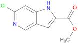 1H-Pyrrolo[3,2-c]pyridine-2-carboxylic acid, 6-chloro-, methyl ester