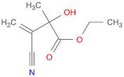 3-Butenoic acid, 3-cyano-2-hydroxy-2-methyl-, ethyl ester