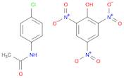 Acetamide, N-(4-chlorophenyl)-, compd. with 2,4,6-trinitrophenol (1:1)