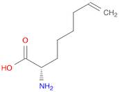 7-Octenoic acid, 2-amino-, (2S)-