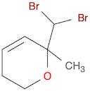 2H-Pyran, 2-(dibromomethyl)-5,6-dihydro-2-methyl-