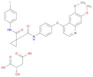 Butanedioic acid, 2-hydroxy-, (2S)-, compd. with N-[4-[(6,7-dimethoxy-4-quinolinyl)oxy]phenyl]-N...