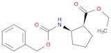 Cyclopentanecarboxylic acid, 2-[[(phenylmethoxy)carbonyl]amino]-, ethyl ester, (1S,2R)-