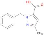 1H-Pyrazole-5-carboxylic acid, 3-methyl-1-(phenylmethyl)-