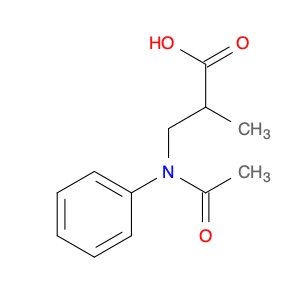 Propanoic acid, 3-(acetylphenylamino)-2-methyl-