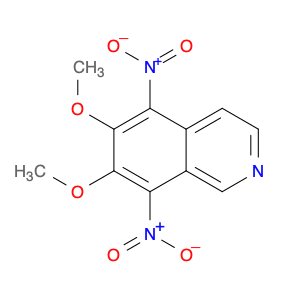 Isoquinoline, 6,7-dimethoxy-5,8-dinitro-