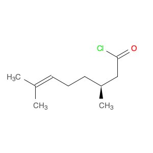 6-Octenoyl chloride, 3,7-dimethyl-, (S)- (9CI)