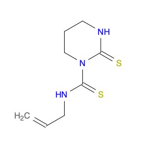1(2H)-Pyrimidinecarbothioamide, tetrahydro-N-2-propen-1-yl-2-thioxo-