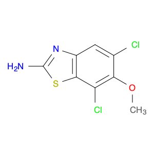 2-Benzothiazolamine, 5,7-dichloro-6-methoxy-