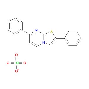 Thiazolo[3,2-a]pyrimidin-4-ium, 2,7-diphenyl-, perchlorate (1:1)