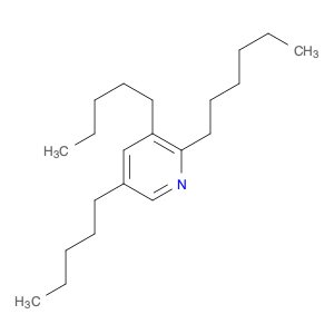 Pyridine, 2-hexyl-3,5-dipentyl-