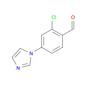 Benzaldehyde, 2-chloro-4-(1H-imidazol-1-yl)-