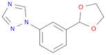 1H-1,2,4-Triazole, 1-[3-(1,3-dioxolan-2-yl)phenyl]-