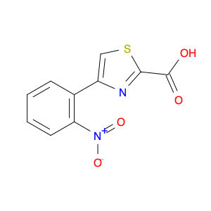 2-Thiazolecarboxylic acid, 4-(2-nitrophenyl)-