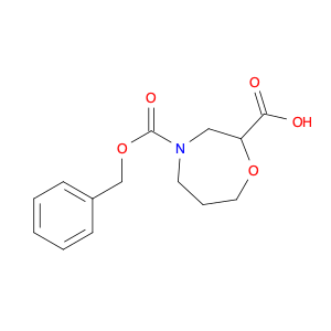 1,4-Oxazepine-2,4(5H)-dicarboxylic acid, tetrahydro-, 4-(phenylmethyl) ester