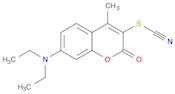 Thiocyanic acid, 7-(diethylamino)-4-methyl-2-oxo-2H-1-benzopyran-3-yl ester