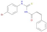 2-Propenamide, N-[[(4-bromophenyl)amino]thioxomethyl]-3-phenyl-