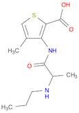 2-Thiophenecarboxylic acid, 4-methyl-3-[[1-oxo-2-(propylamino)propyl]amino]-