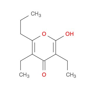 4H-Pyran-4-one, 3,5-diethyl-2-hydroxy-6-propyl-