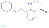 Benzenemethanol, α-(2-aminoethyl)-3-(cyclohexylmethoxy)-, hydrochloride (1:1), (αR)-