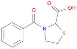 2-Thiazolidinecarboxylic acid, 3-benzoyl-