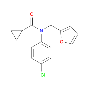 Cyclopropanecarboxamide, N-(4-chlorophenyl)-N-(2-furanylmethyl)-