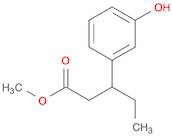 Benzenepropanoic acid, β-ethyl-3-hydroxy-, methyl ester