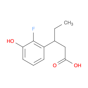 Benzenepropanoic acid, β-ethyl-2-fluoro-3-hydroxy-