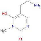 2(1H)-Pyrimidinone, 5-(2-aminoethyl)-6-hydroxy-1-methyl-