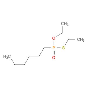 Phosphonothioic acid, hexyl-, O,S-diethyl ester (9CI)