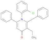 4(1H)-Pyridinone, 1-(2-chlorophenyl)-3-ethyl-2,6-diphenyl-