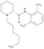 2-Piperidinecarboxamide, N-(2,6-dimethylphenyl)-1-hexyl-, (R)- (9CI)