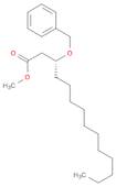 Tetradecanoic acid, 3-(phenylmethoxy)-, methyl ester, (3R)-